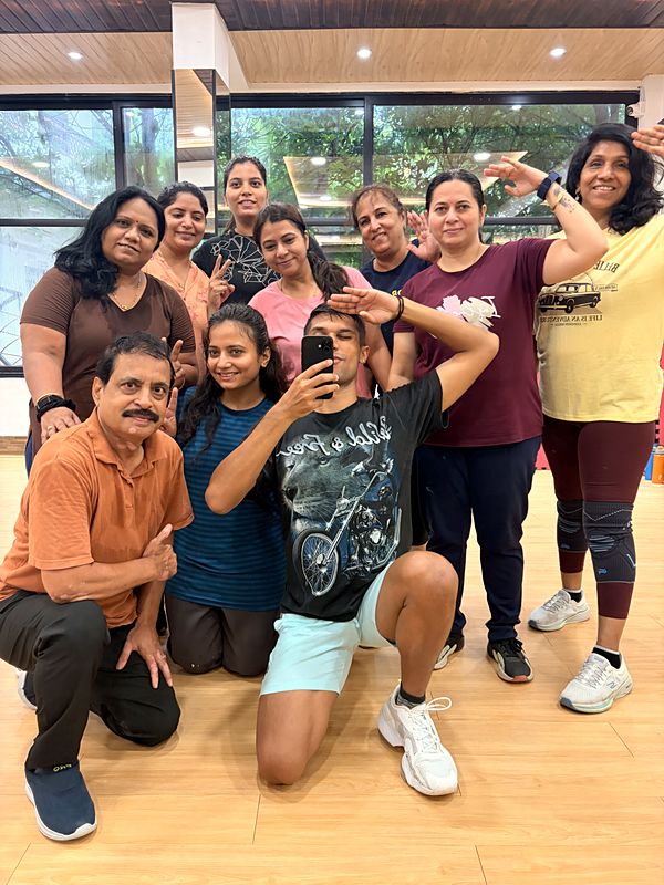 Members inside The Ventura Studio, Mangal Colony